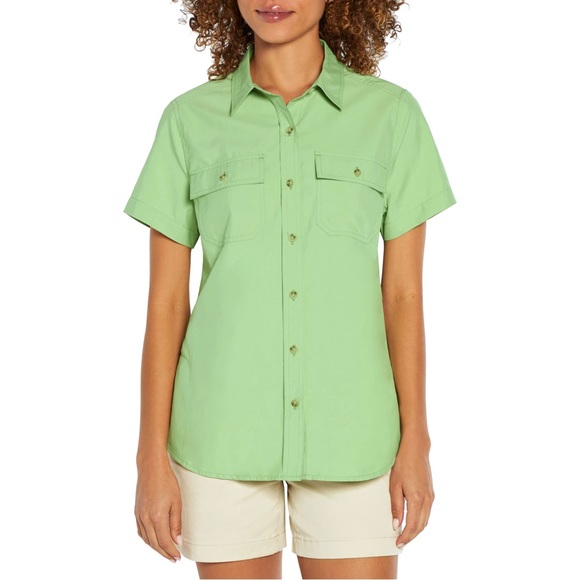 NWT Eddie Bauer Ladies Short Sleeve Adventure Top Size Small - Picture 1 of 9